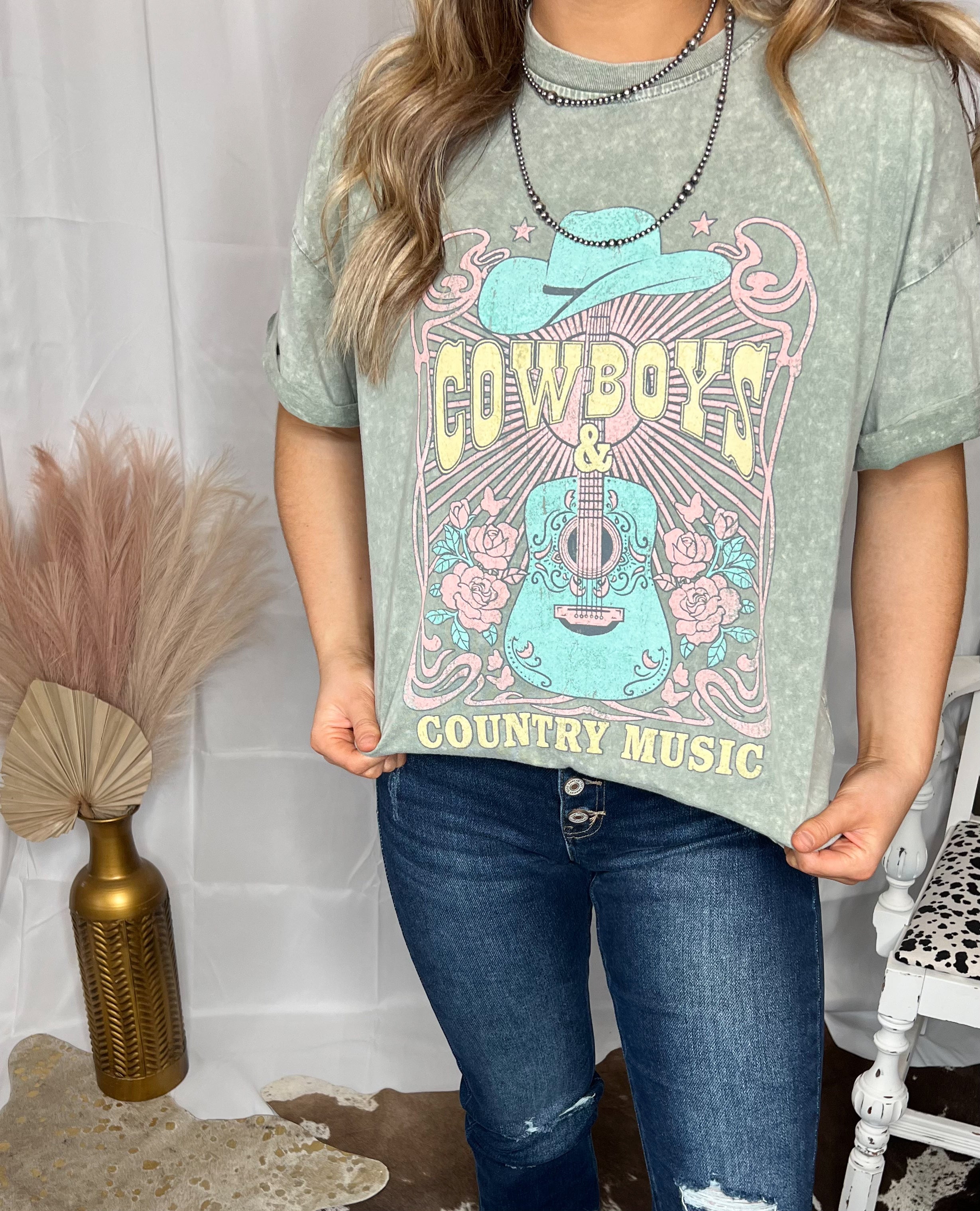 Cowboys & Country Music Tee