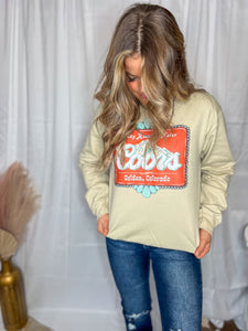 Coors rocky mountain water crewneck