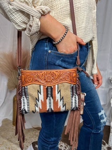 Aztec Fringe Purse