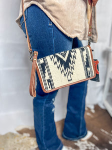 Black and White Aztec Purse