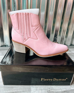 Pink Lainey Booties