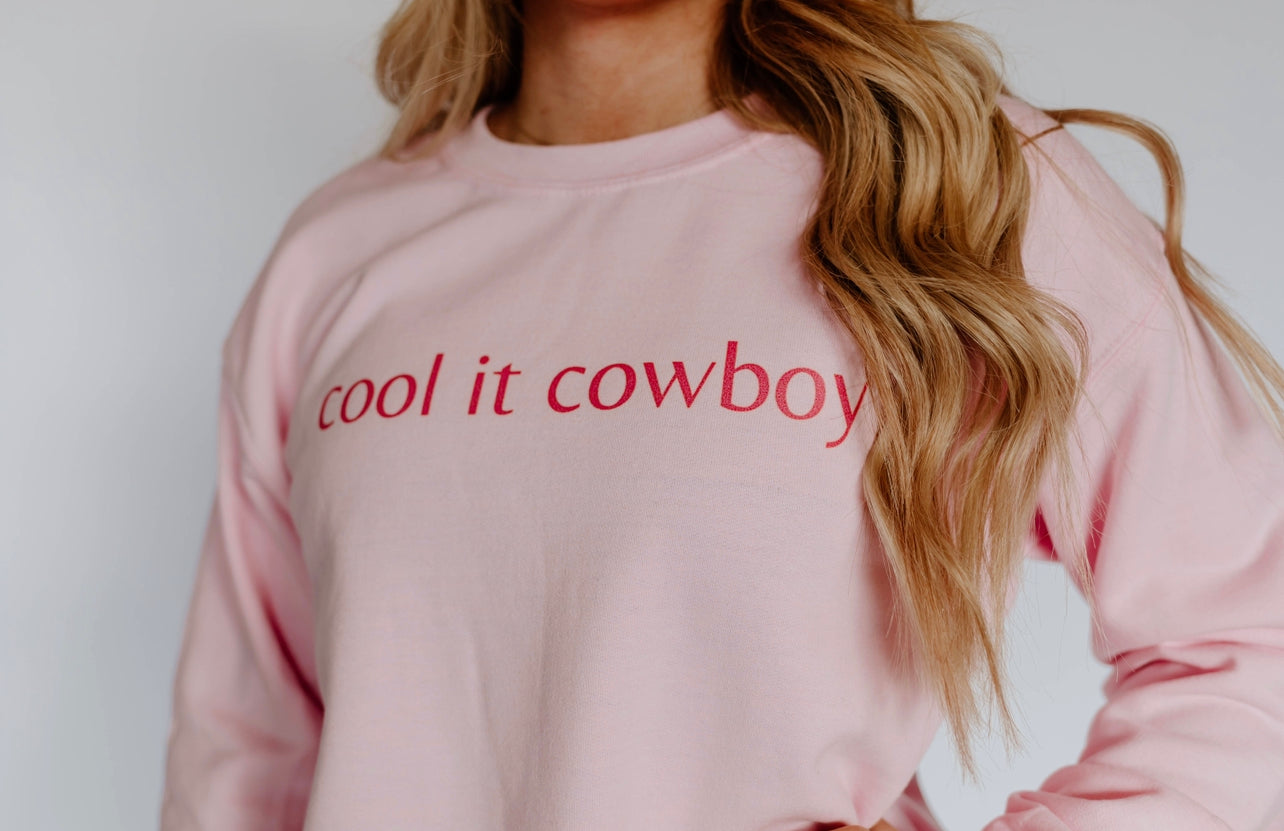 Cool It Cowboy Crewneck