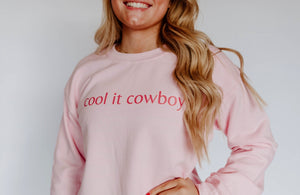 Cool It Cowboy Crewneck